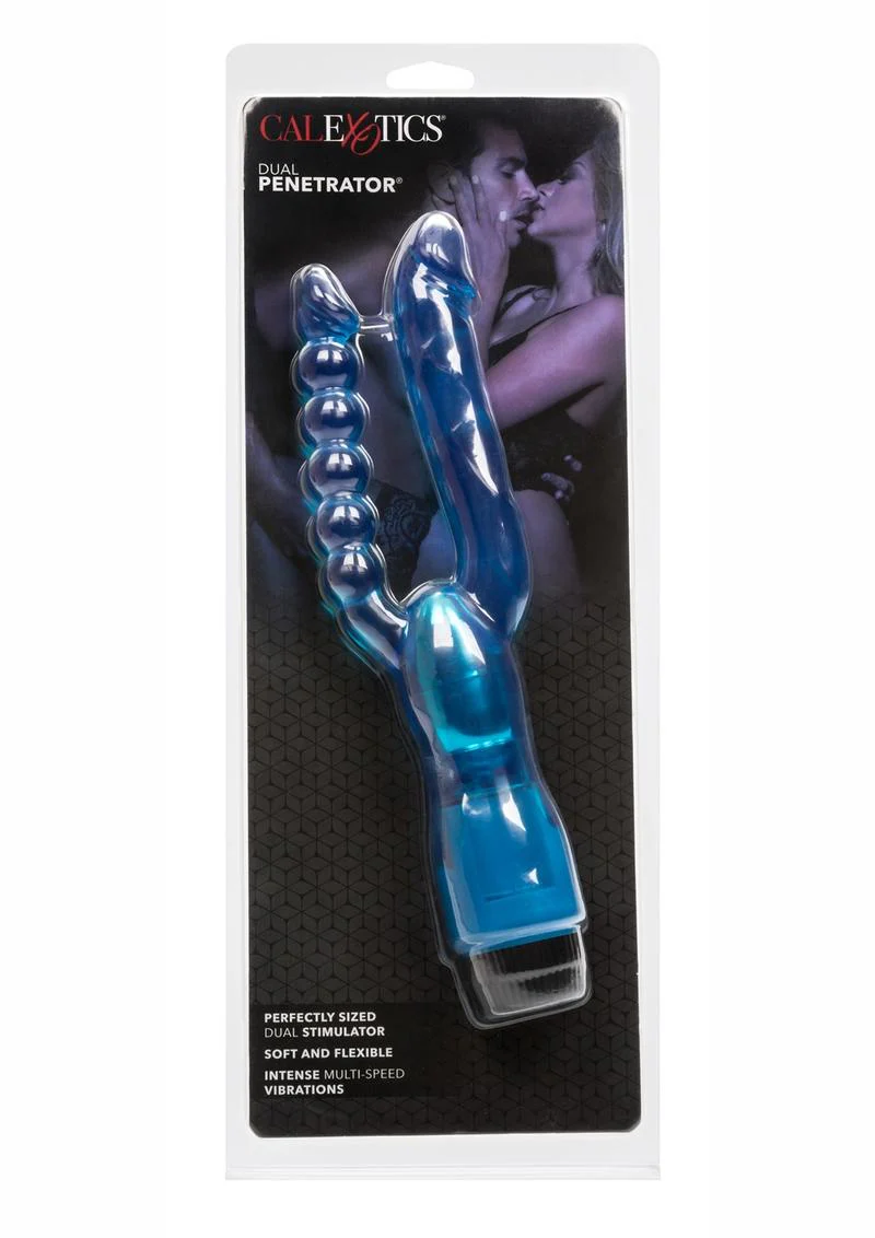 Dual Penetrator Vibrator with Anal Beads - Image 2