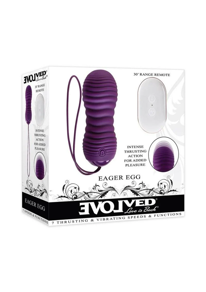 Eager Egg Rechargeable Silicone Egg with Remote Control - Image 2