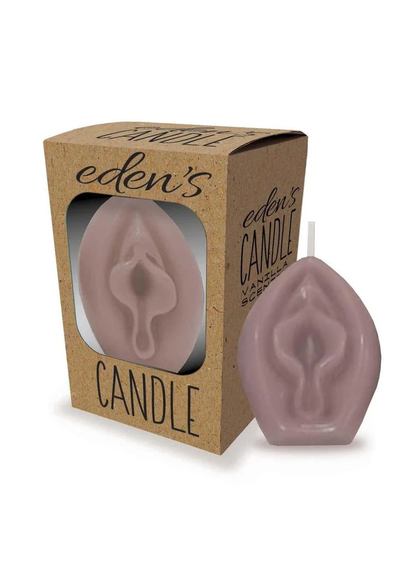 Eden's Candle Vanilla Scented Vagina - Taupe - Image 2