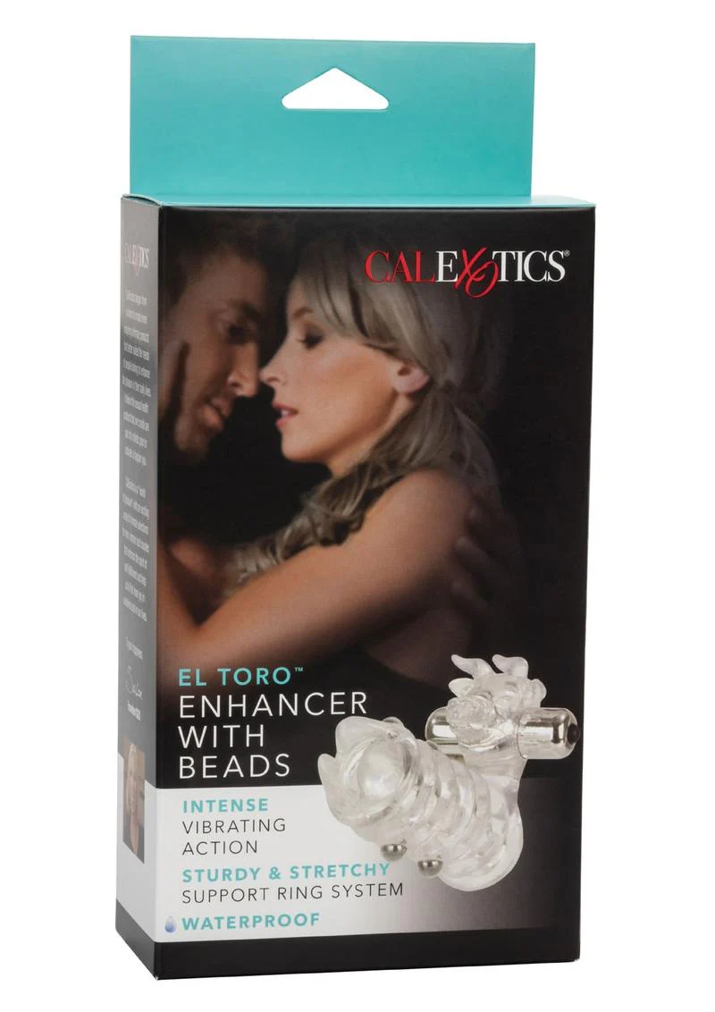 El Toro Enhancer with Beads with Removable Stimulator Waterproof - Image 2