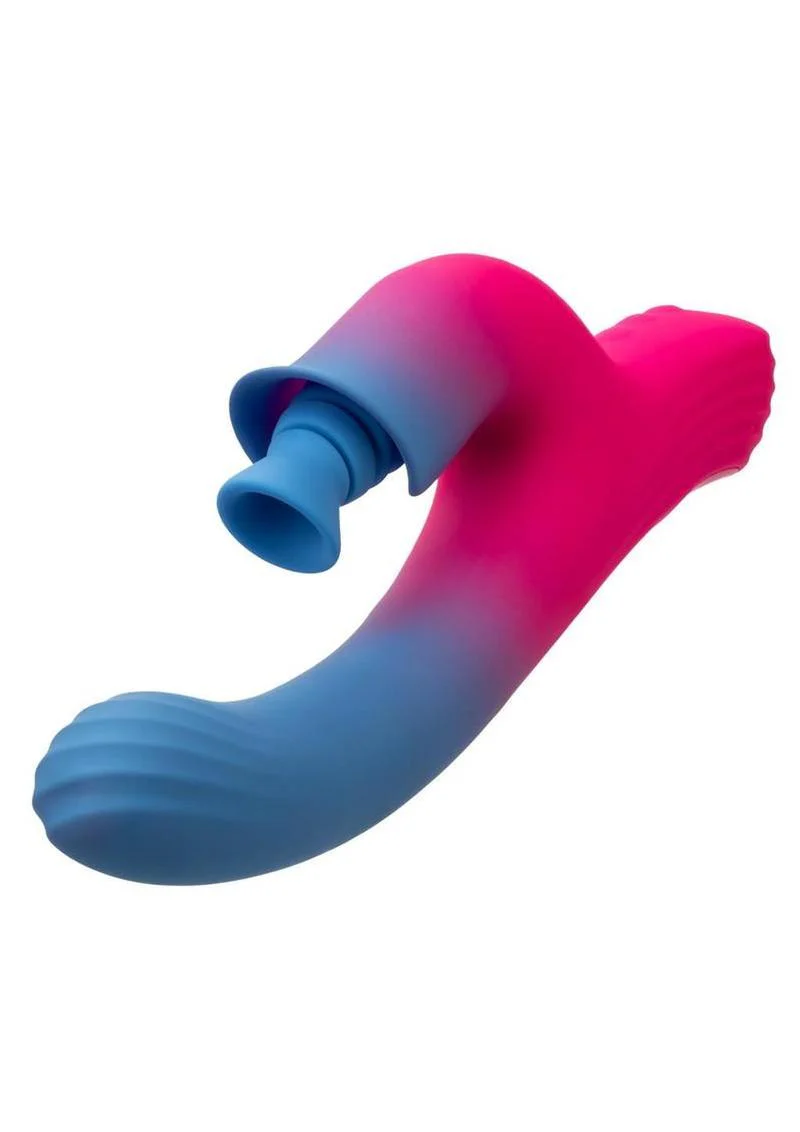 Elation Rechargeable Silicone Dual Stimulator with Suction - Image 3