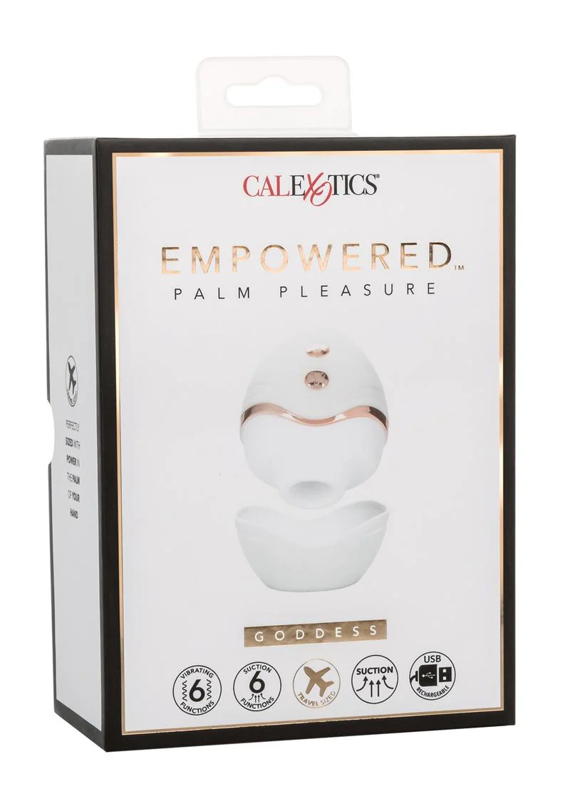 Empowered Palm Pleasure Goddess Silicone Rechargeable Stimulator - Image 2
