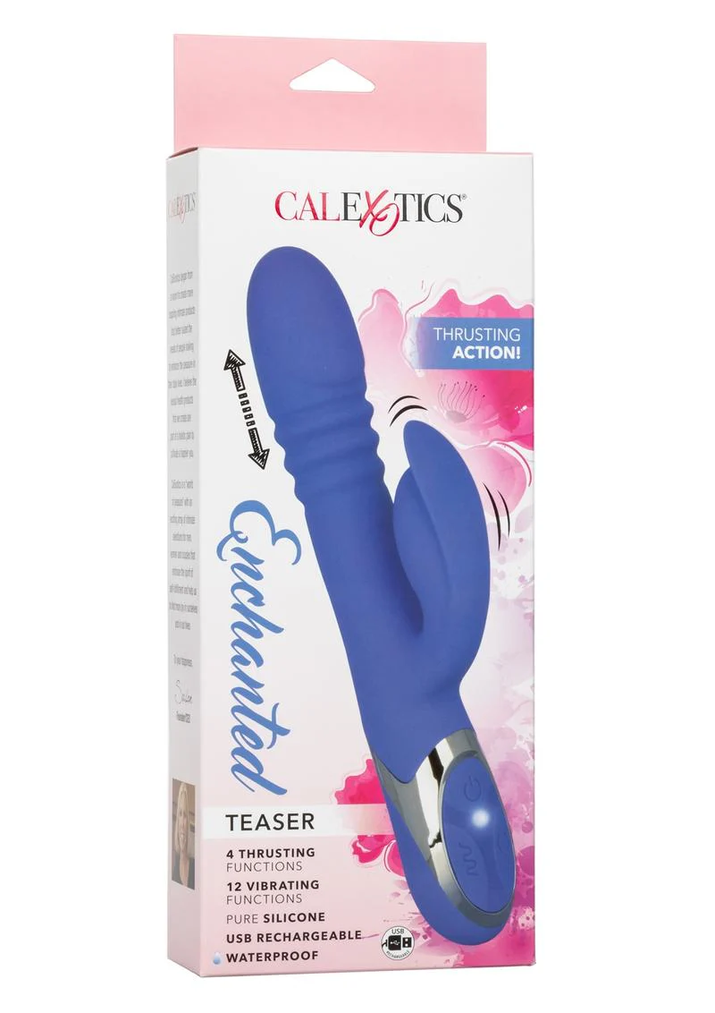 Enchanted Teaser Rechargeable Silicone Thrusting Rabbit Vibrator - Image 2