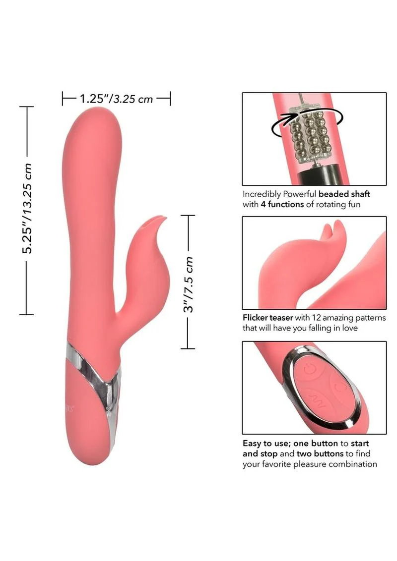 Enchanted Tickler Silicone Rechargeable Rabbit Vibrator - Image 4