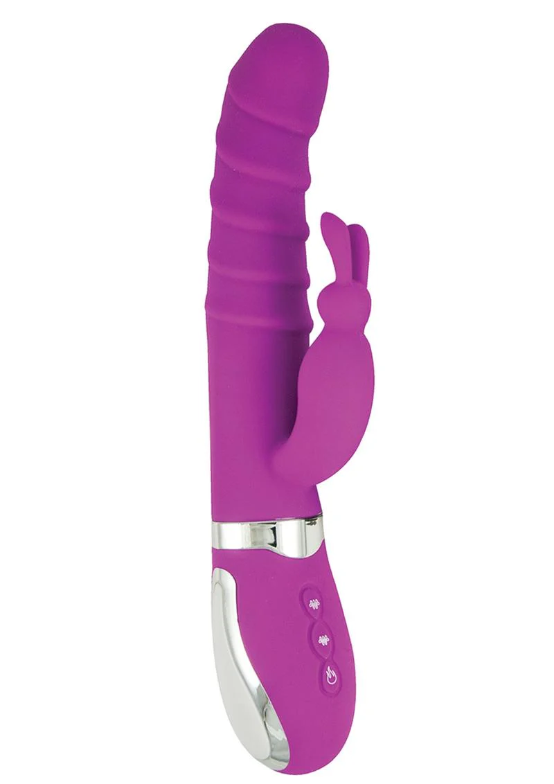 Energize Heat Up Bunny 1 Rechargeable Silicone Warming Vibrator - Image 2