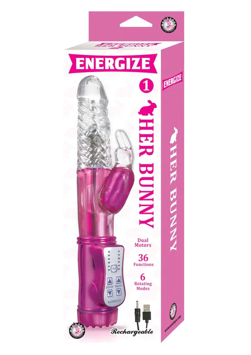 Energize Her Bunny 1 Dual Motors Rechargeable Rabbit Vibrator - Image 2