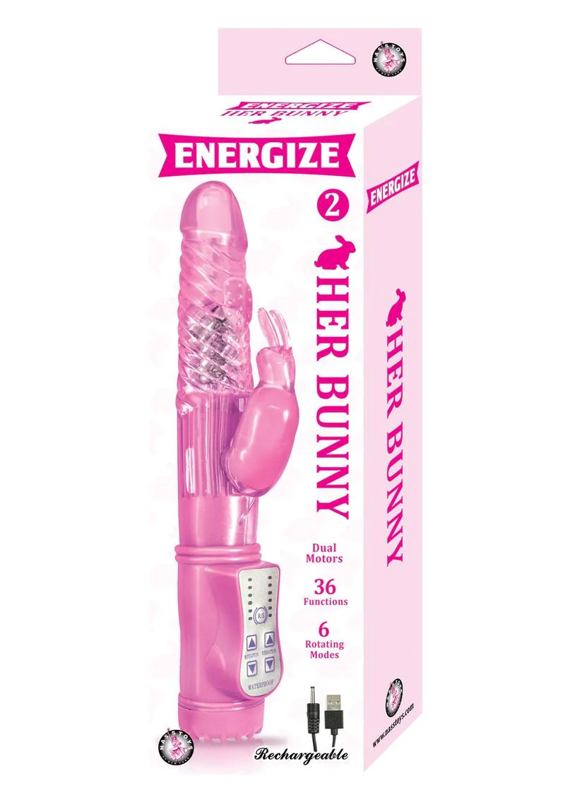 Energize Her Bunny 2 Dual Motor Rechargeable Rabbit Vibrator - Image 3