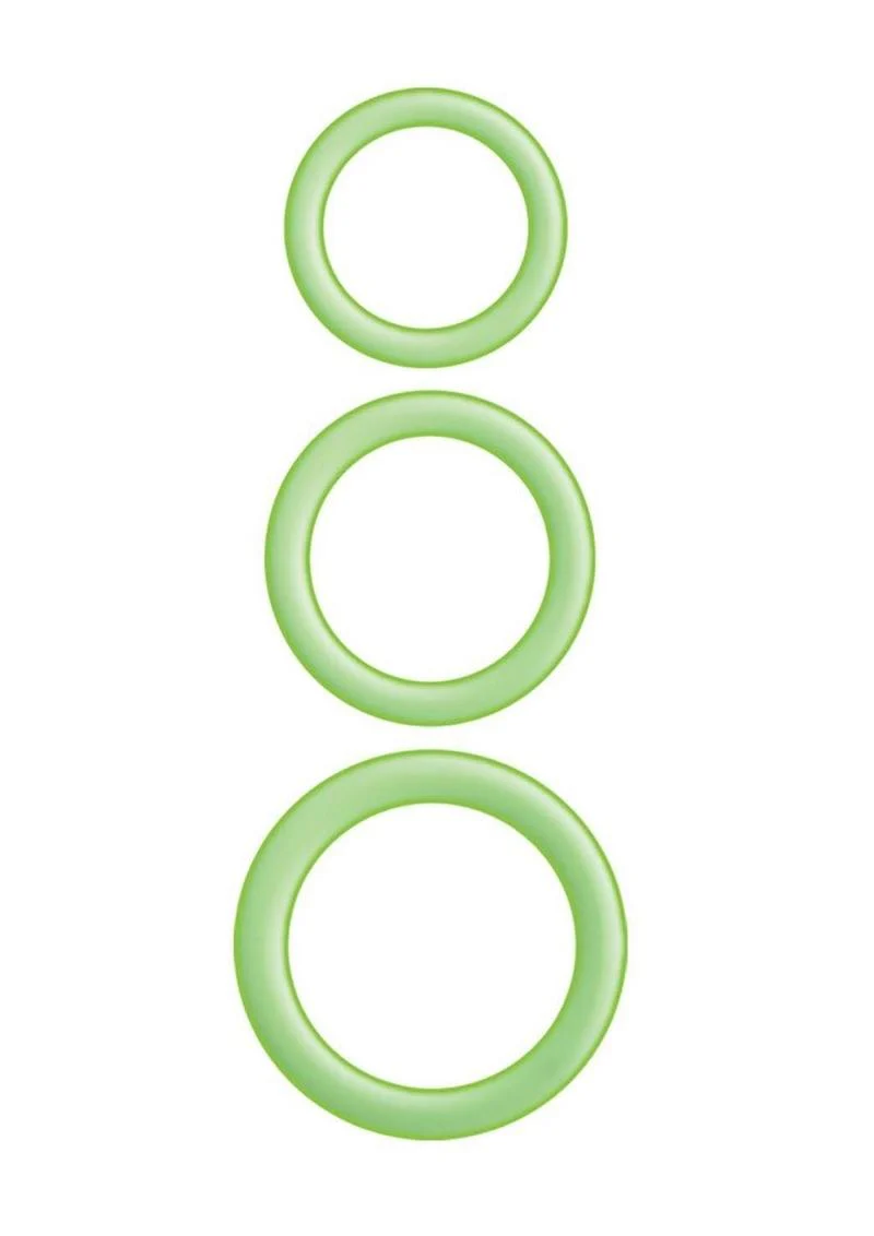 Enhancer Glow Rings Silicone Cockring - Image 2