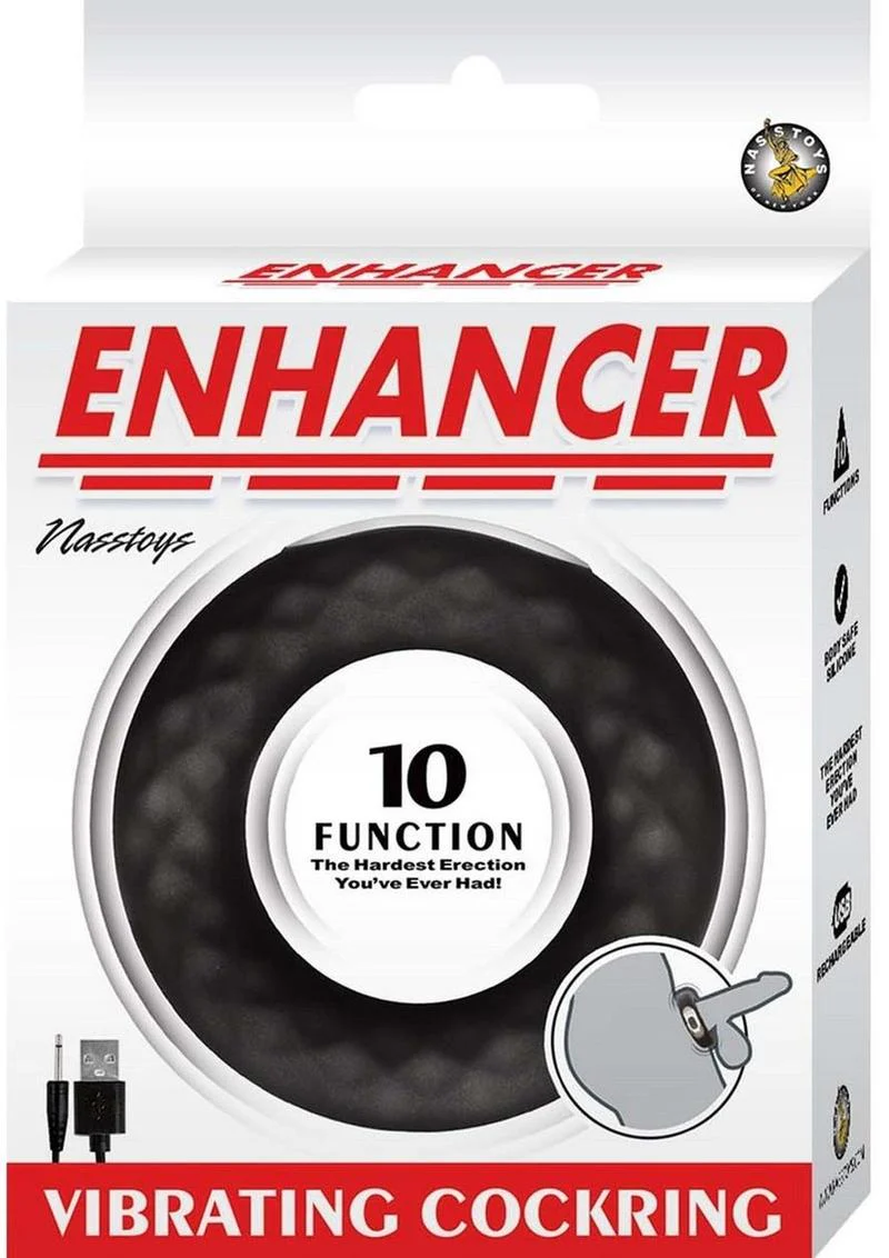 Enhancer Rechargeable Silicone Vibrating Cockring - Image 2