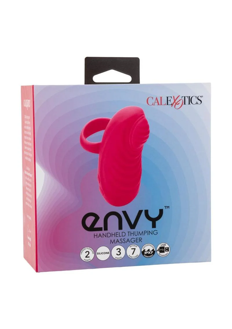 Envy Handheld Thumping Rechargeable Silicone Massager - Image 2