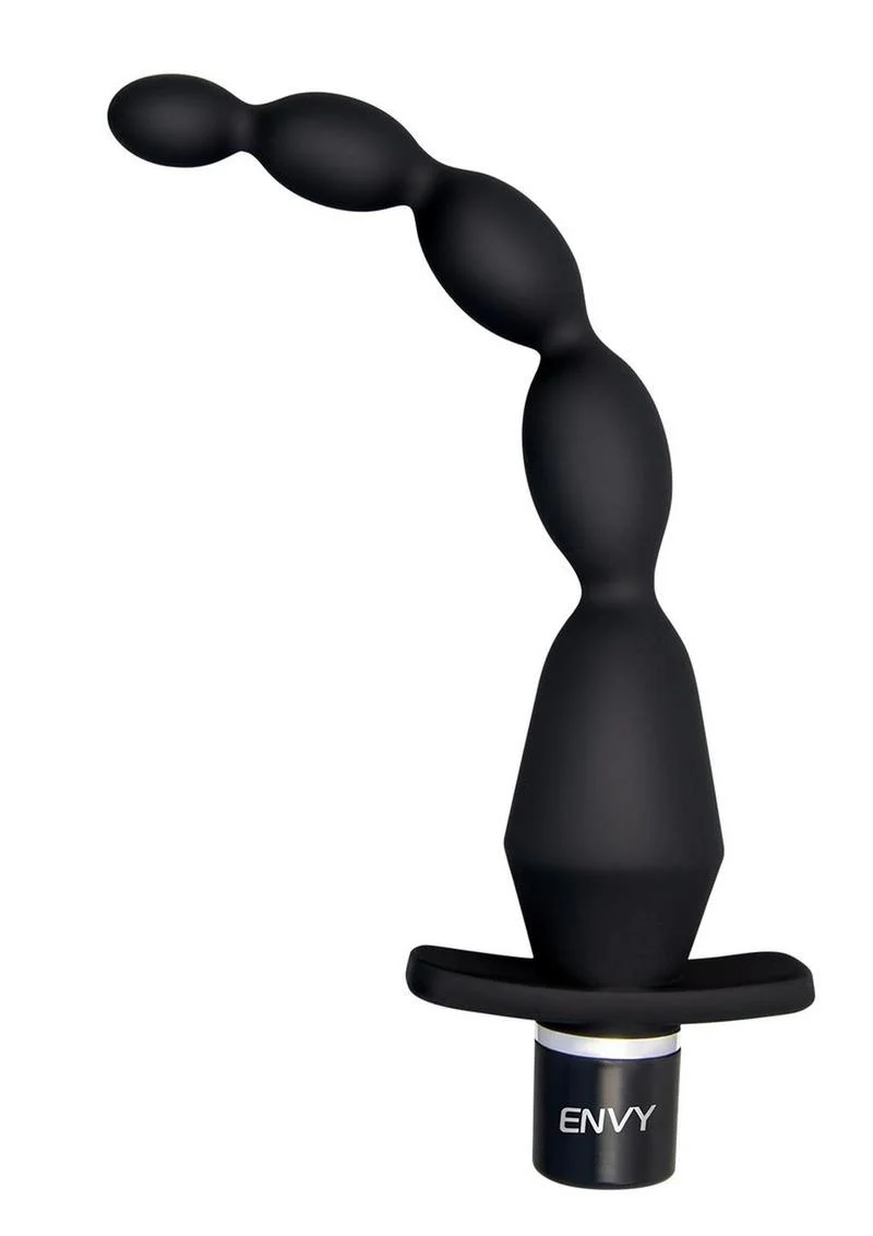 Envy Toys Vibrating Flair Beads Rechargeable Silicone Tapered Anal Beads - Image 3