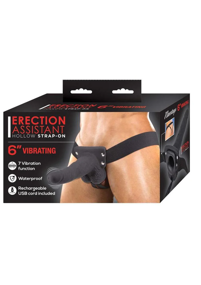 Erection Assistant Hollow Vibrating Strap-On - Image 3