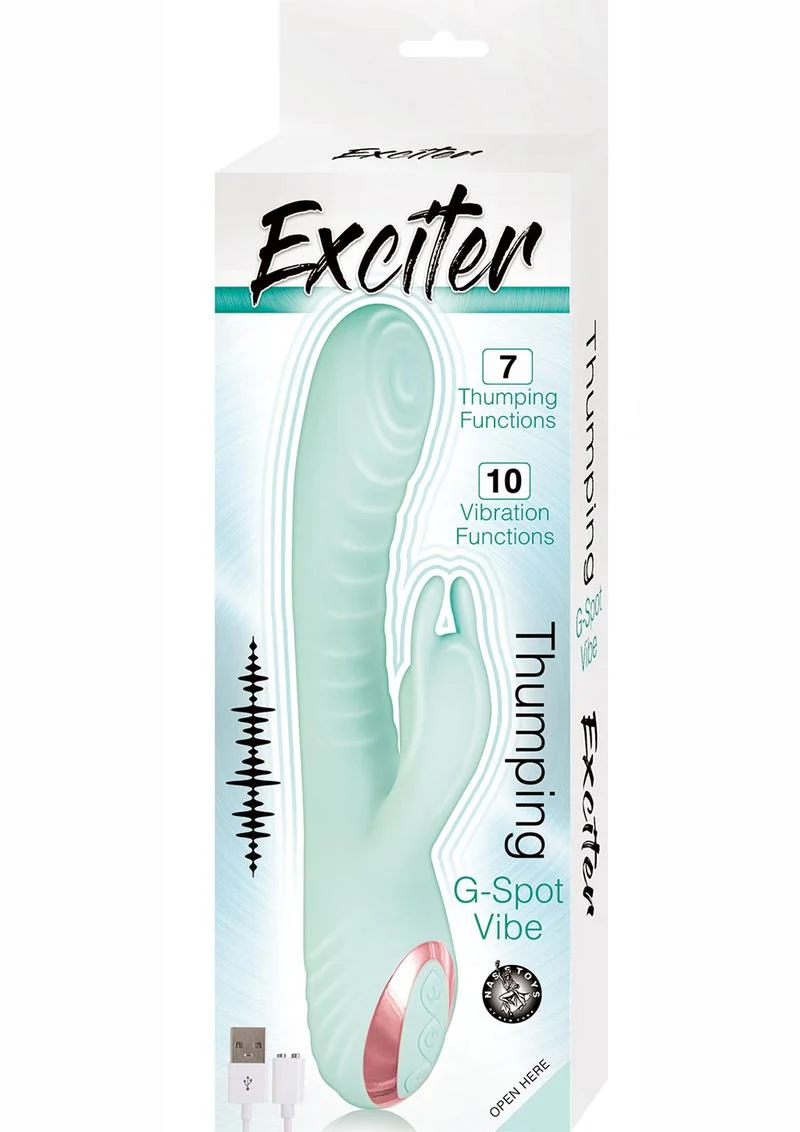 Exciter Thumping G-Spot Rechargeable Rabbit Vibrator - Image 2