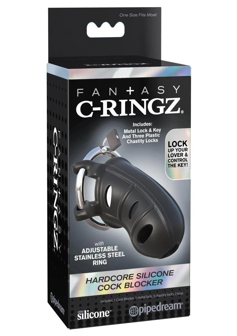 Fantasy C-Ringz Hardcore Silicone Cock Blocker Cock Ring - Image 2