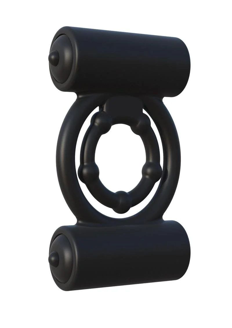 Fantasy C-Ringz Silicone Extreme Double Trouble Cock Ring with Bullets - Image 3