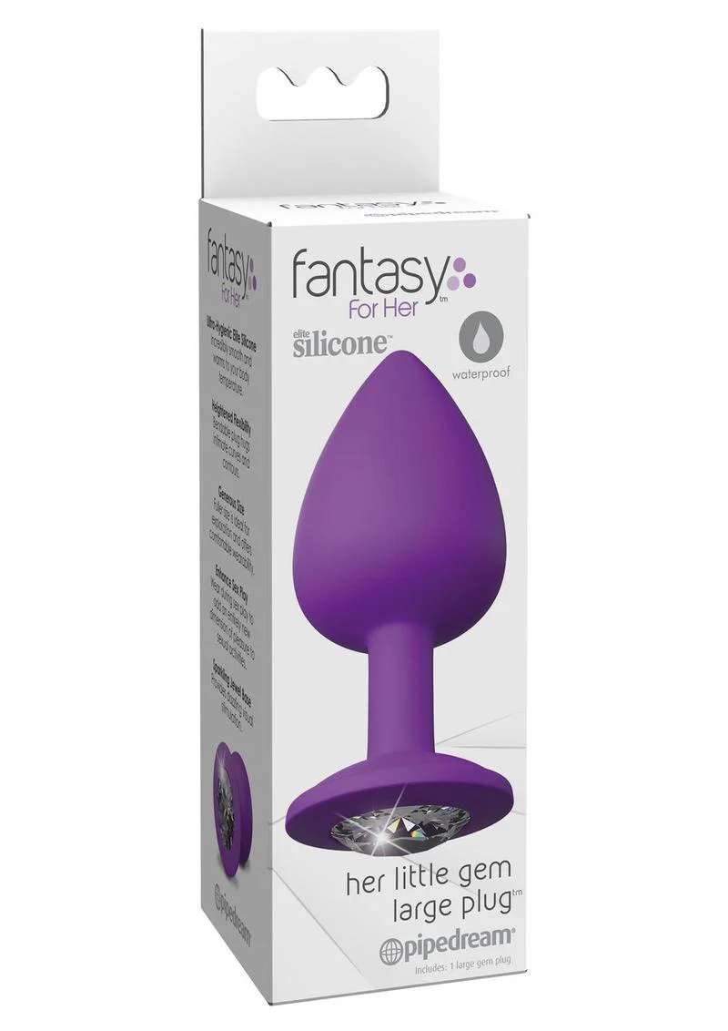 Fantasy For Her Her Little Gem Large Plug Anal Play Silicone Waterproof - Image 2