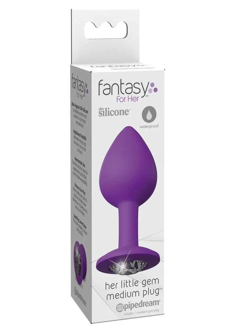 Fantasy For Her Her Little Gem Medium Plug Anal Play Silicone Waterproof - Image 2