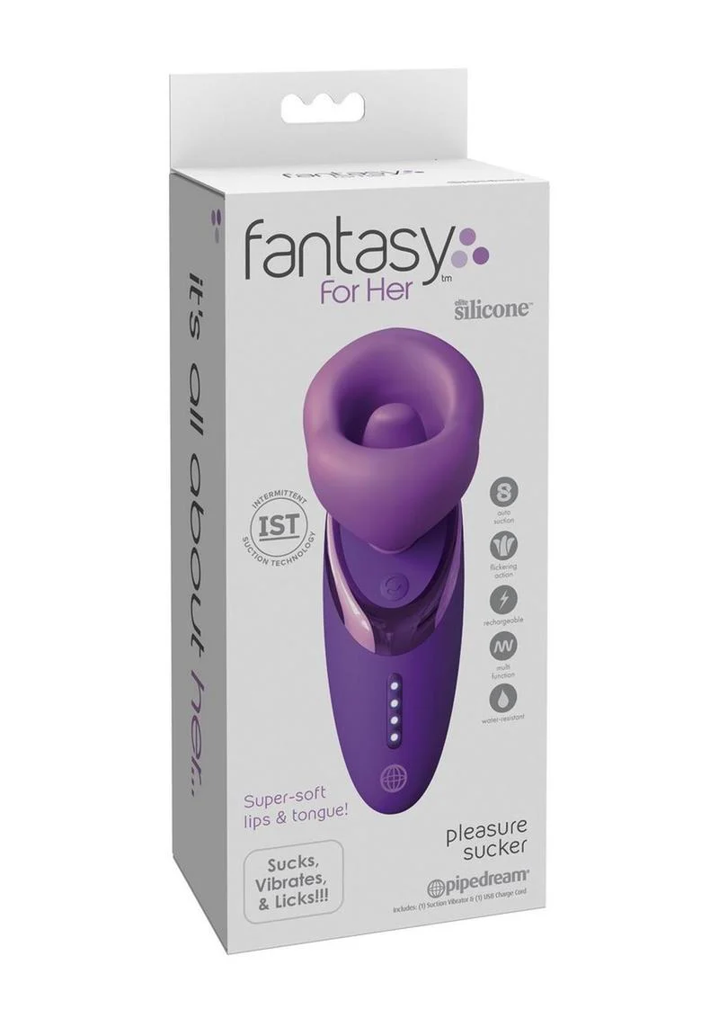 Fantasy For Her Pleasure Sucker Rechargeable Silicone Clitoral Stimulator - Image 2