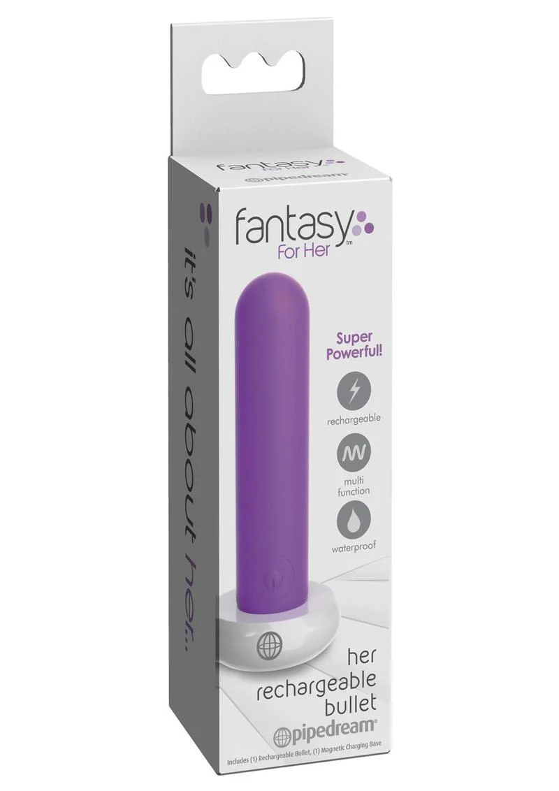 Fantasy For Her Rechargeable Bullet Vibrator Waterproof Multi Speed - Image 2