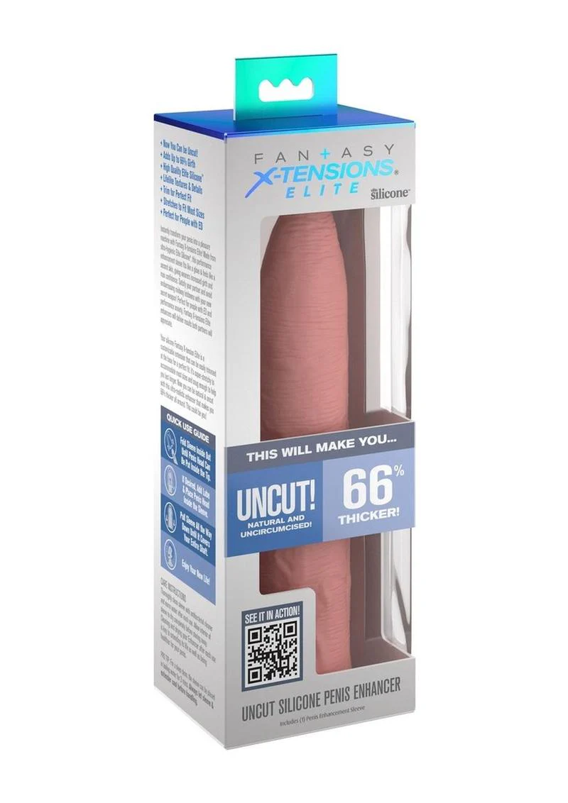 Fantasy X-Tensions Elite Silicone Uncut Extension Sleeve - Image 6