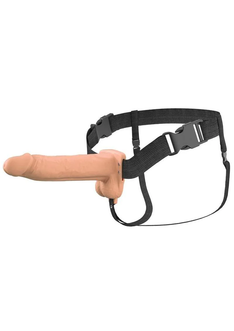 Fantasy X-Tensions Elite Vibrating Rechargeable Silicone Dual Density Hollow Strap-On - Image 21