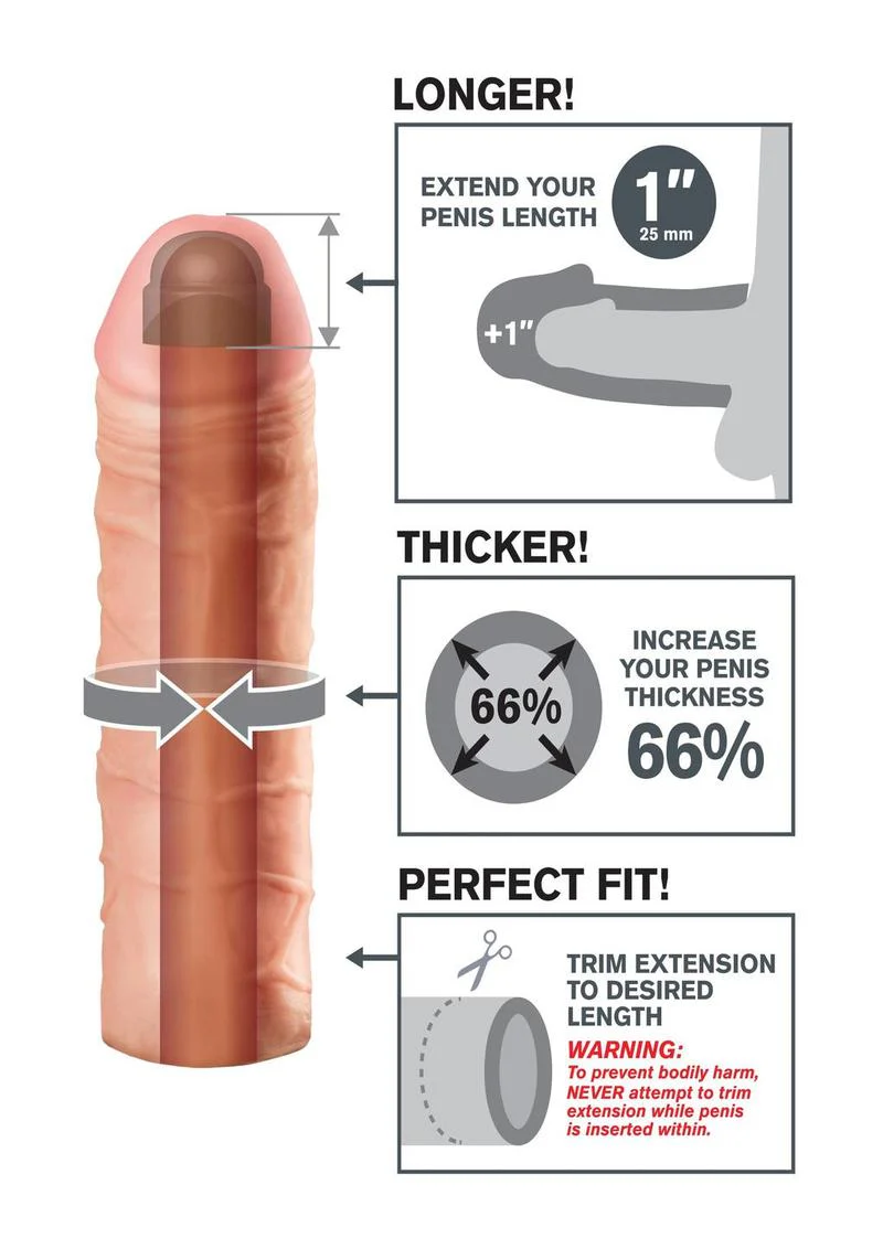 Fantasy X-Tensions Mega 1in Extension Sleeve