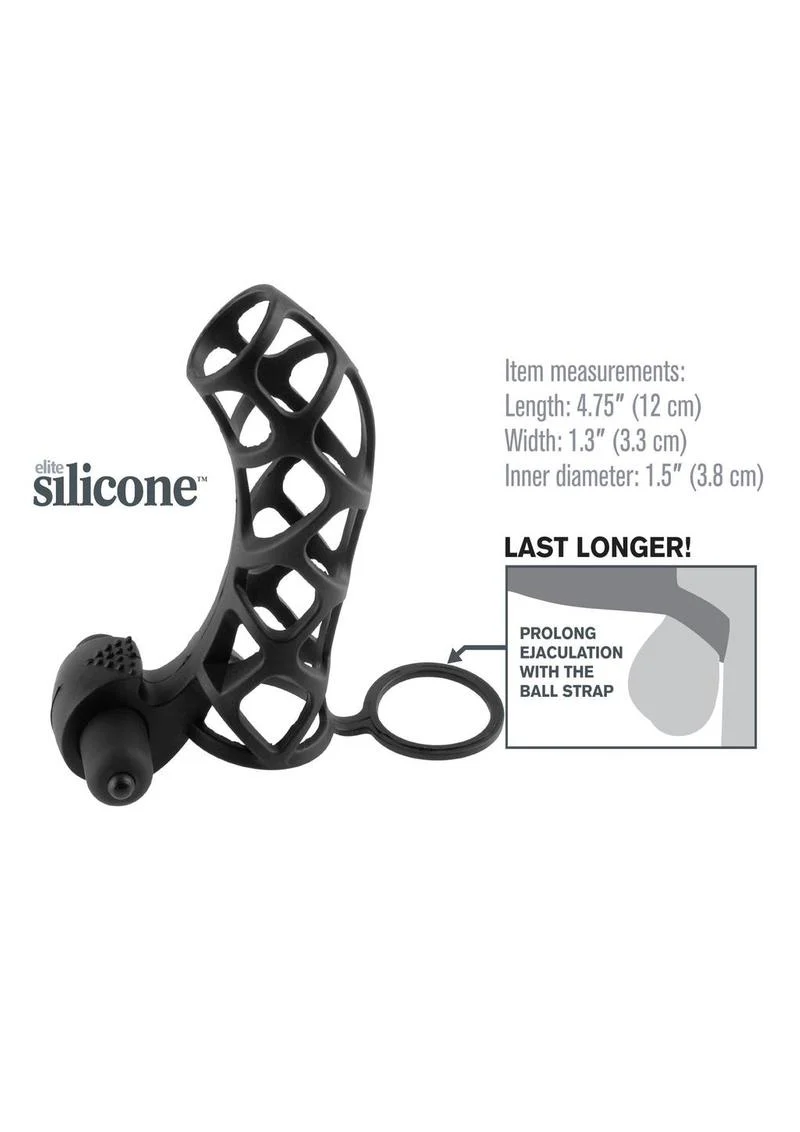Fantasy X-Tensions Silicone Extreme Power Vibrating Cock Cage