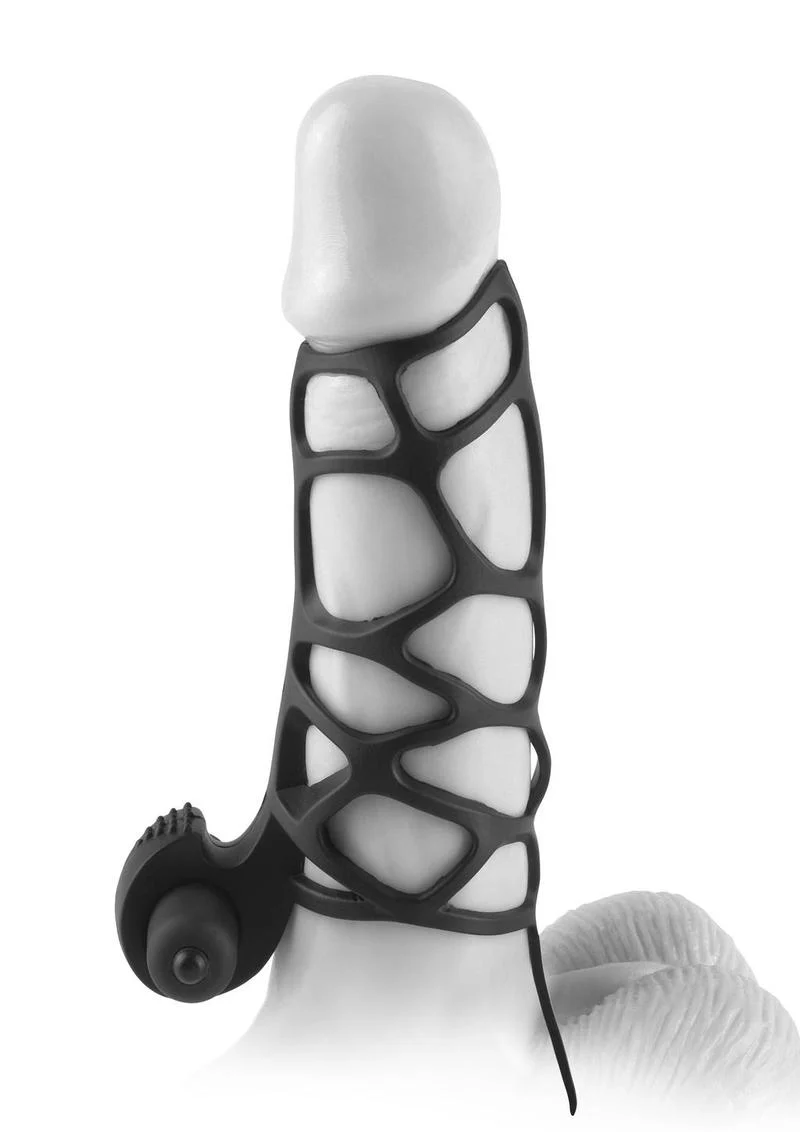 Fantasy X-Tensions Silicone Extreme Power Vibrating Cock Cage - Image 3
