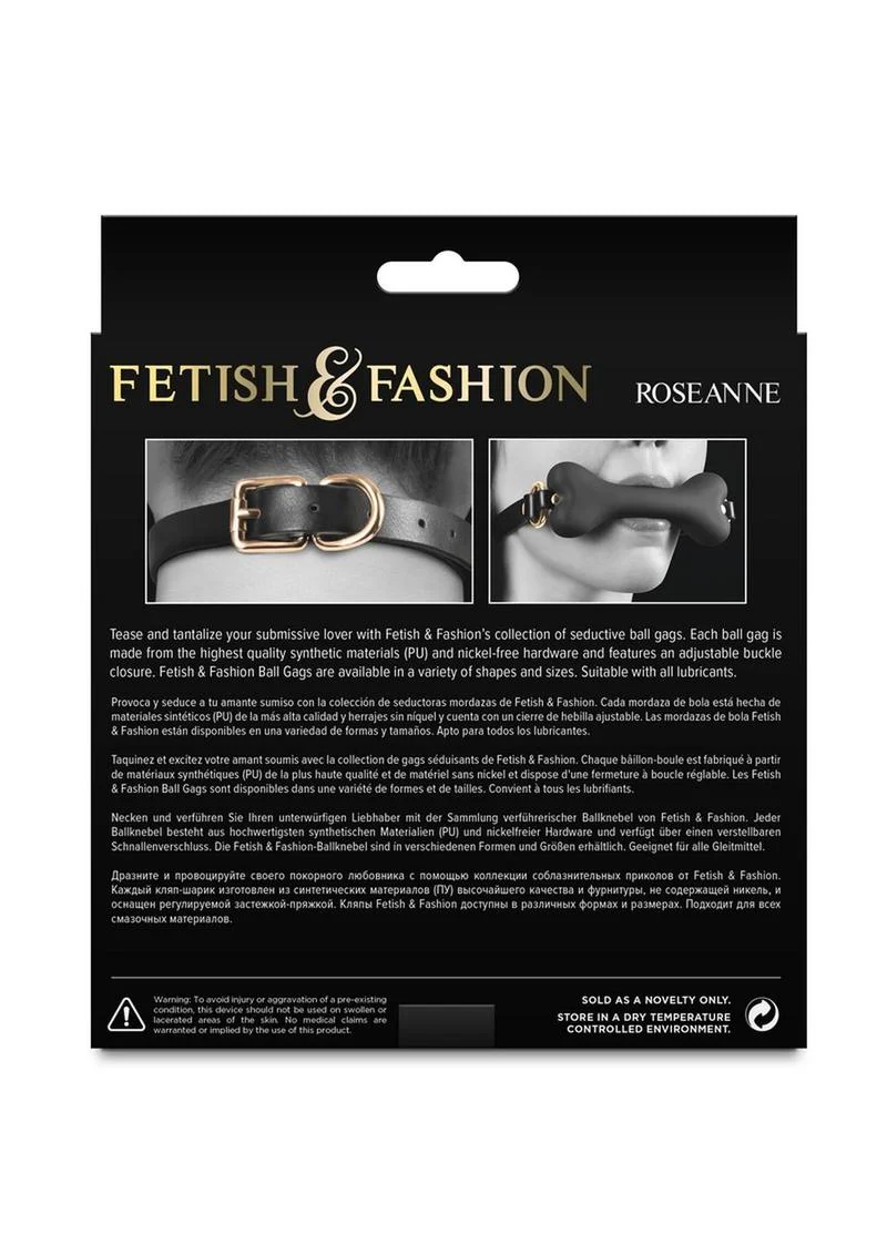 Fetish and Fashion Roseanne Silicone Ball Gag - Image 3