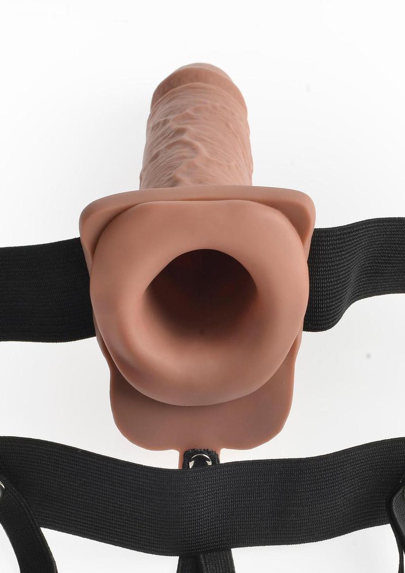 Fetish Fantasy Series Hollow Rechargeable Strap-On Dildo with Balls and Harness with Wireless Remote Control - Image 3