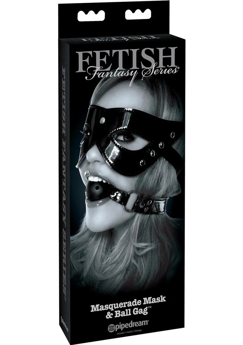 Fetish Fantasy Series Limited Edition Masquerade Mask and Ball Gag - Image 2