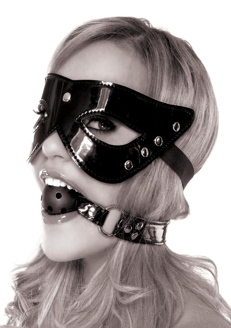 Fetish Fantasy Series Limited Edition Masquerade Mask and Ball Gag - Image 3