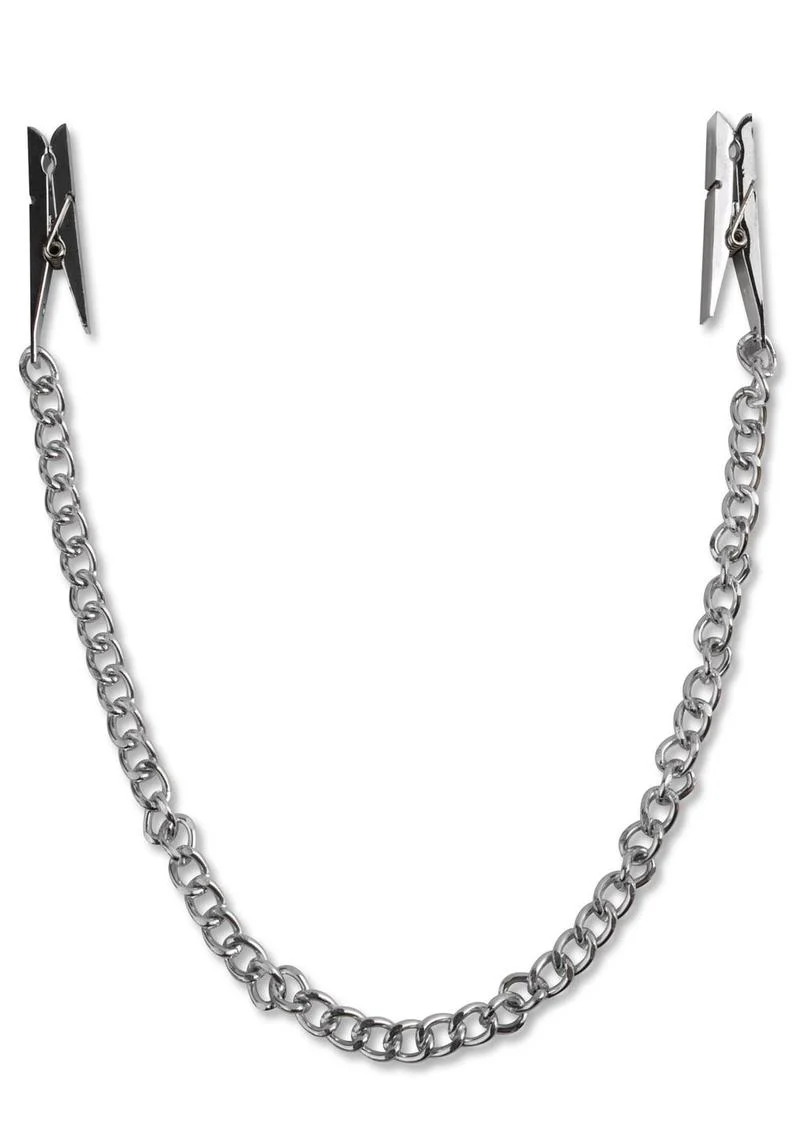 Fetish Fantasy Series Nipple Chain Clamps - Image 3