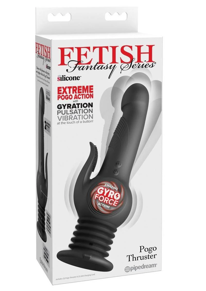 Fetish Fantasy Series Pogo Thruster Rechargeable Silicone Rabbit Vibrator - Image 2