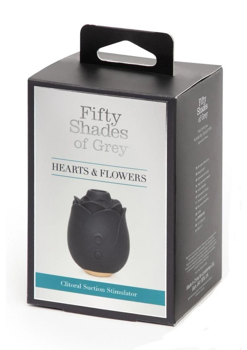 Fifty Shades Of Grey Black Rose Rechargeable Silicone Clitoral Stimulator - Image 2