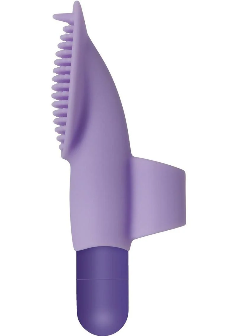 Fingerific Rechargeable Silicone Finger Bullet Vibrator with Clitoral Stimulator - Image 3