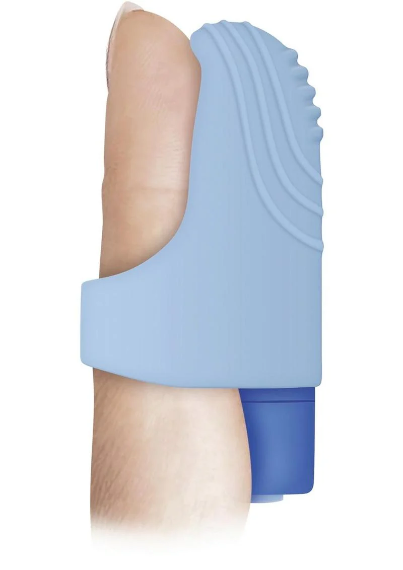 Fingerlicious Rechargeable Bullet with Silicone Clitoral Stimulation Finger Sleeve - Image 4