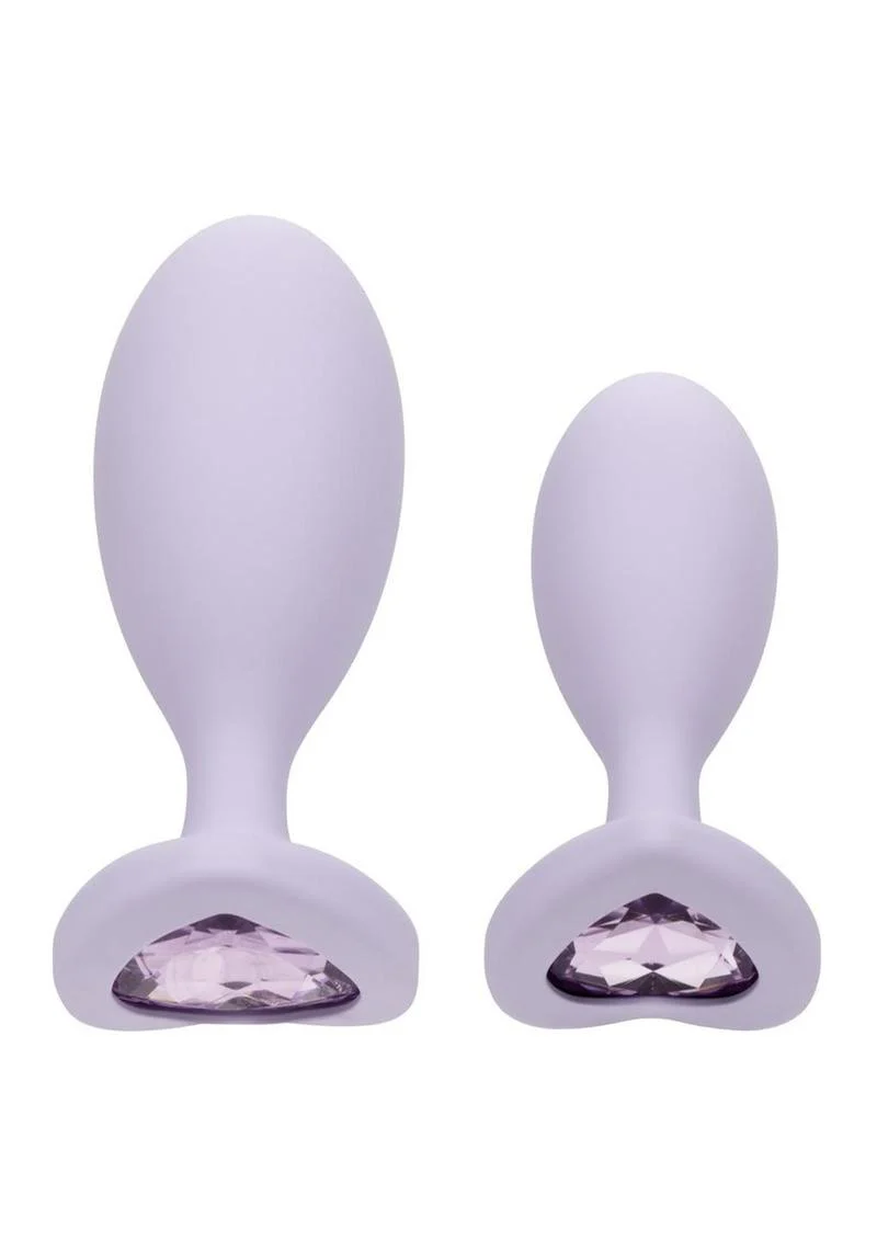 First Time Crystal Booty Duo Silicone Anal Plug - Image 2