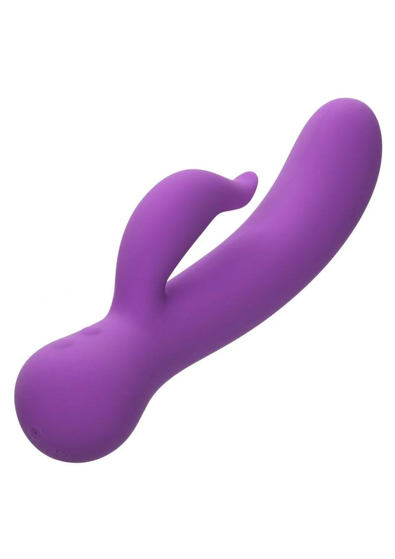 First Time Silicone Rechargeable Pleaser Dual Vibrator - Image 3