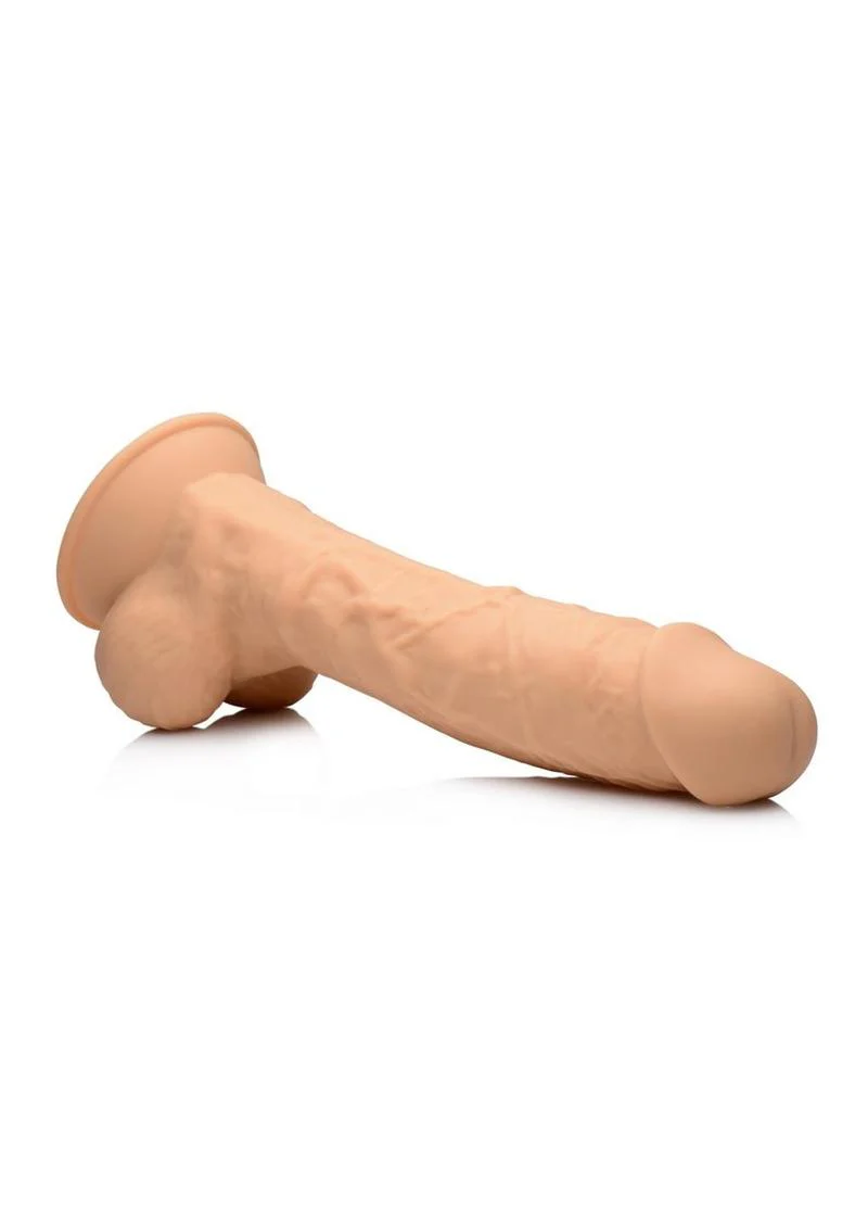 Fleshstixxx Dual Density Silicone Bendable Dong with Balls - Image 18