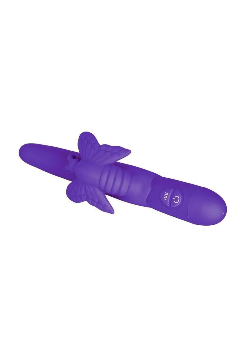 Fluttering Butterfly Silicone Rabbit Vibrator - Image 11