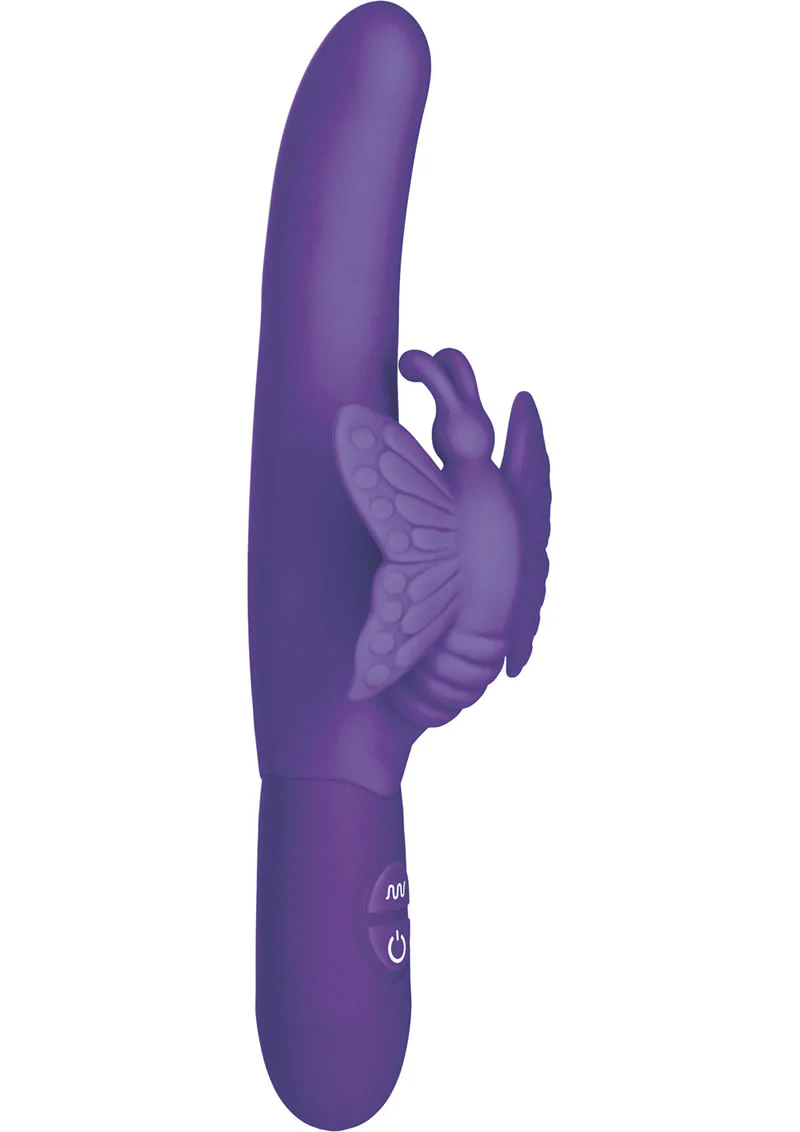 Fluttering Butterfly Silicone Rabbit Vibrator - Image 3