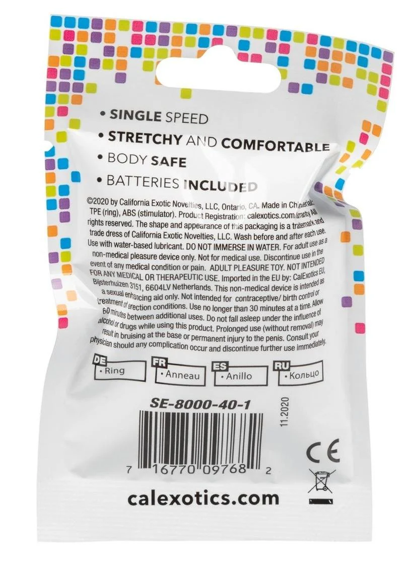 Foil Pack Vibrating Cock Ring - Image 6