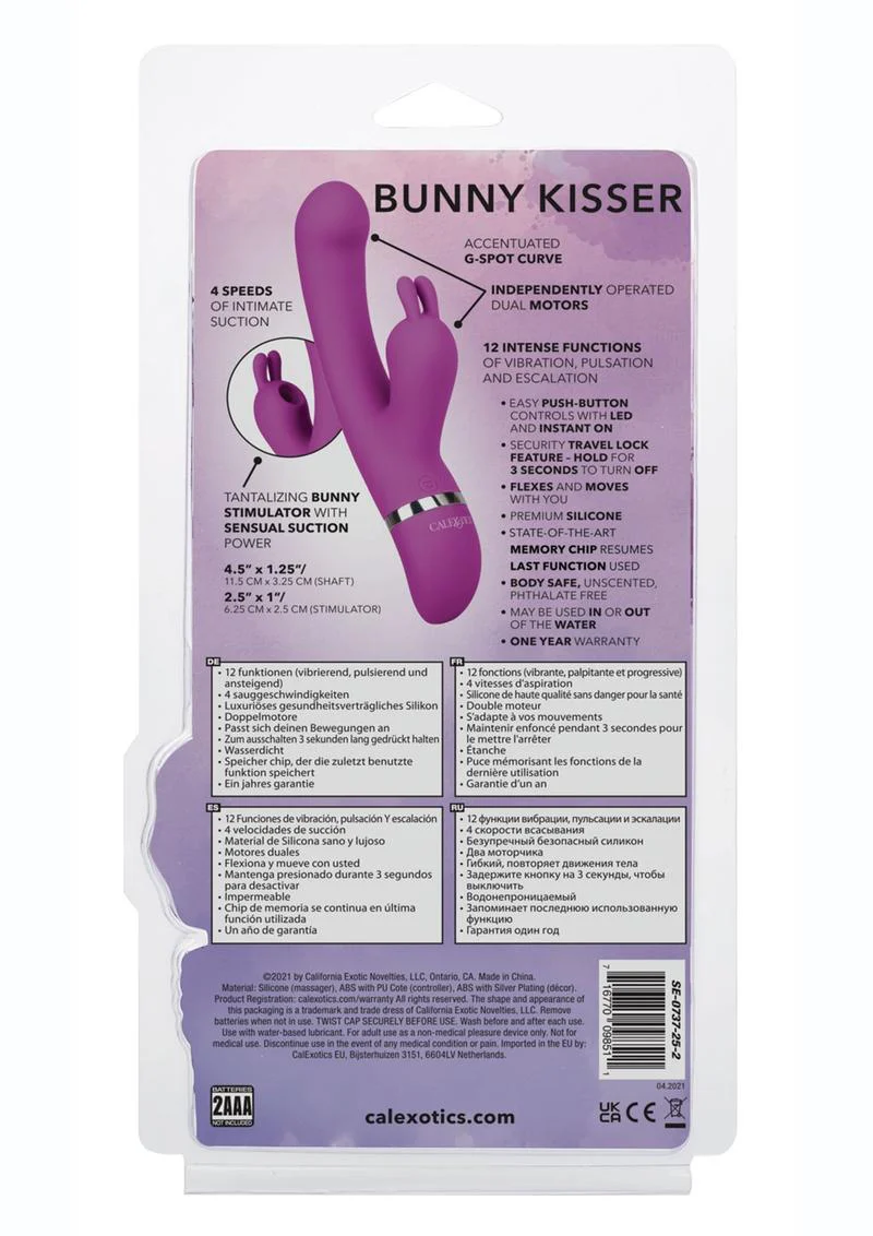 Foreplay Frenzy Bunny Kisser Silicone Rabbit Vibrator - Image 4