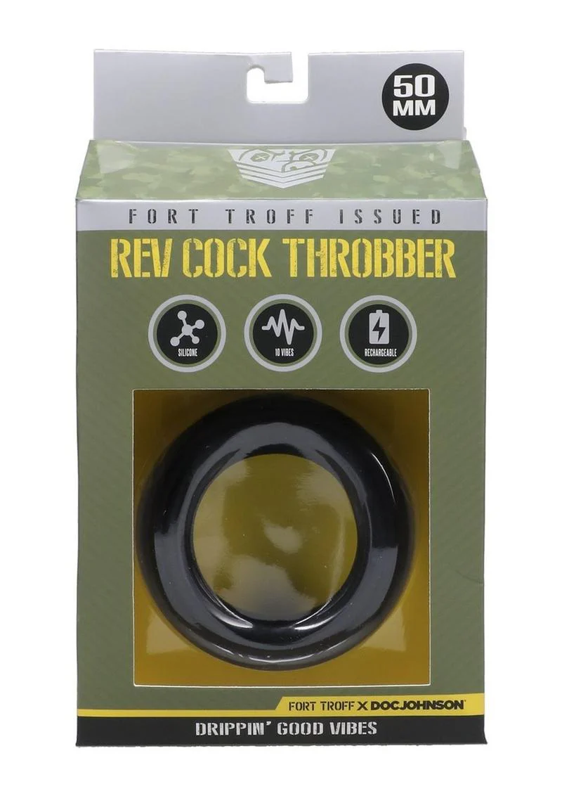 Fort Troff Rev Cock Throbber Rechargeable Silicone Cock Ring - Image 2