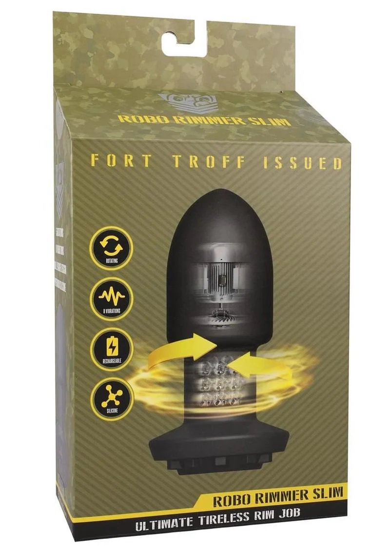 Fort Troff Robo Rimmer Slim Recharageable Silicone Anal Plug with Wireless Remote - Image 2