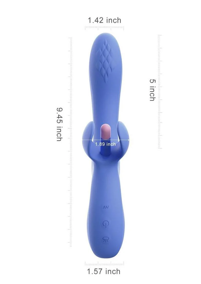 Fortexa Kinky Finger Flapping Rechargeable Silicone Clit and G-Spot Vibrator with App Control - Image 5