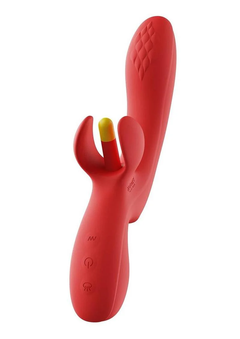 Fortexa Kinky Finger Flapping Rechargeable Silicone Clit and G-Spot Vibrator with App Control - Image 6