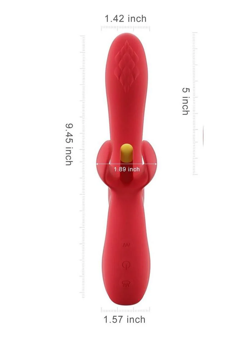 Fortexa Kinky Finger Flapping Rechargeable Silicone Clit and G-Spot Vibrator with App Control - Image 8