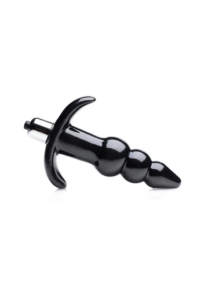 Frisky Bubbling Noir Ribbed Anal Plug - Image 3